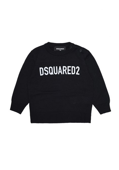 Maglione con logo DSQUARED2 JUNIOR | DQ1791 D003FDQ900
